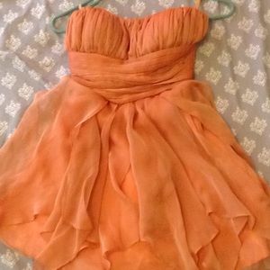 Coral prom or party dress for Junior